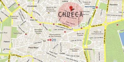Madrido chueca žemėlapyje