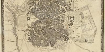Žemėlapis Madrido senamiestyje