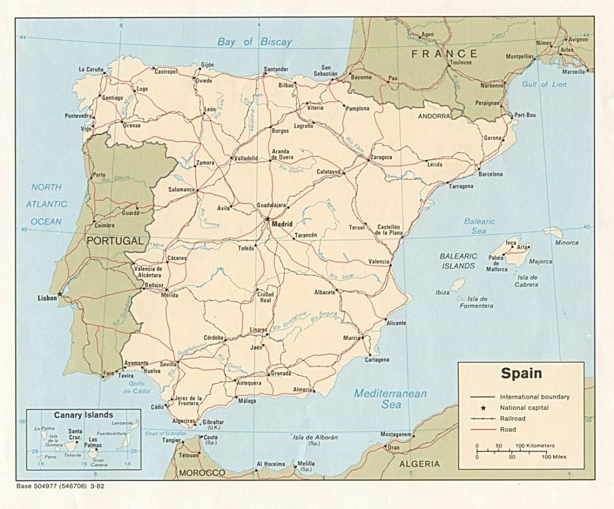 Madrido žemėlapyje