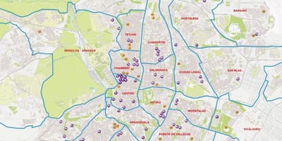 Sritys Madrido žemėlapis