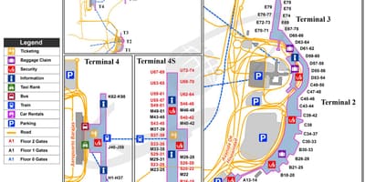Žemėlapis Madrido t4