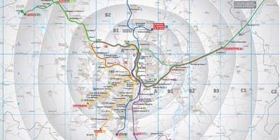 Madrido tranzito žemėlapyje